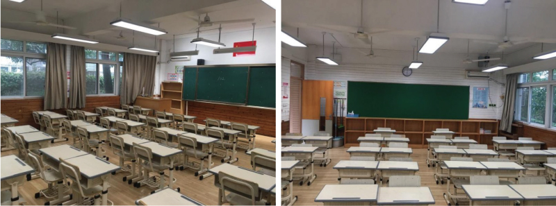 日新實驗小學(xué)普通教室實景(改造后)