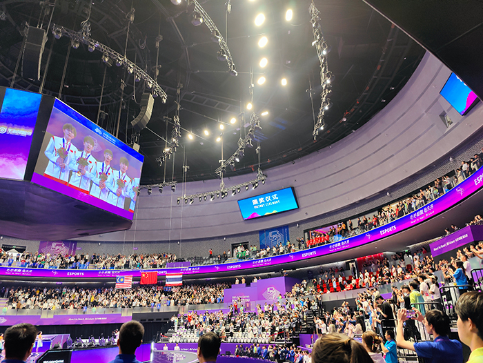 電競首金,LED顯示屏,高清呈現(xiàn),亞運精彩,這家企業(yè)來自閔行