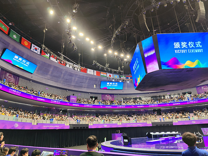 電競首金,LED顯示屏,高清呈現(xiàn),亞運精彩,這家企業(yè)來自閔行