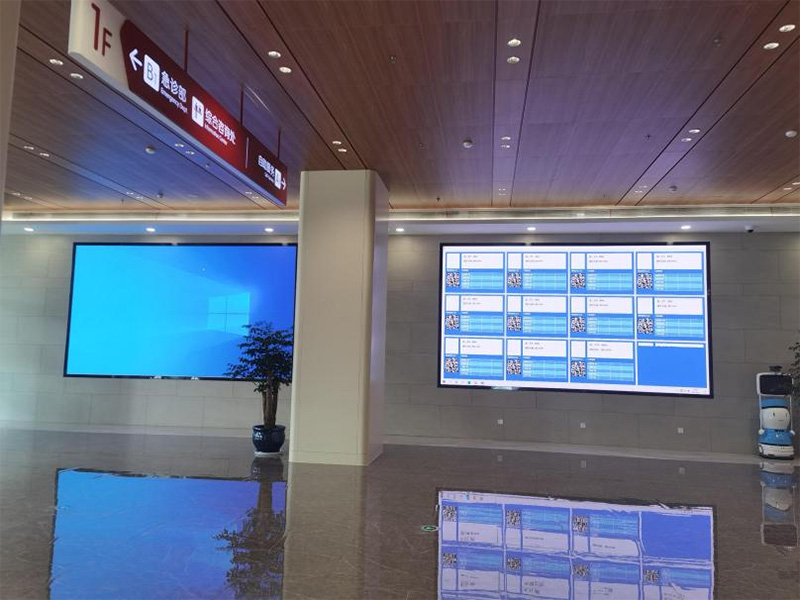 三思,LED顯示屏,應用于,國婦嬰奉賢院區